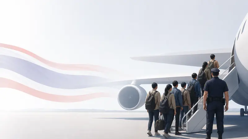 Laos Pulangkan 41 Pekerja Thailand Usai Penggerebekan Jaringan Judi Ilegal